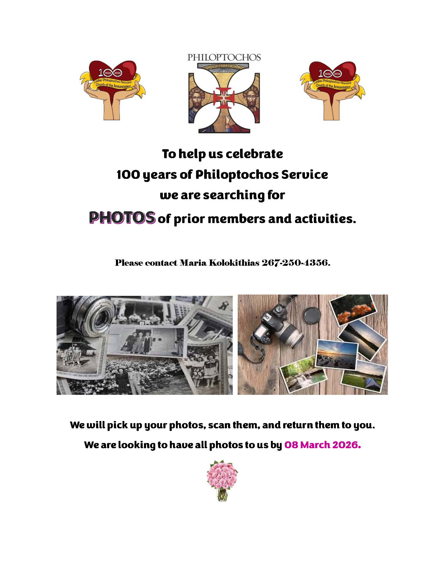 Do You Have Any Pictures of Philoptochos Prior Members and Activities?