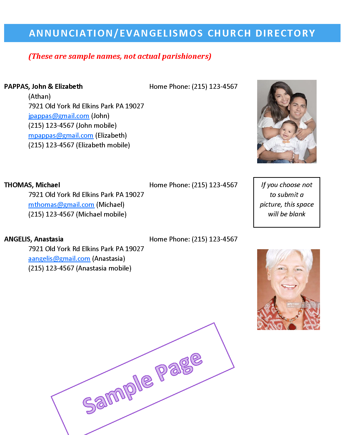 Coming Soon: Pictorial Church Directory