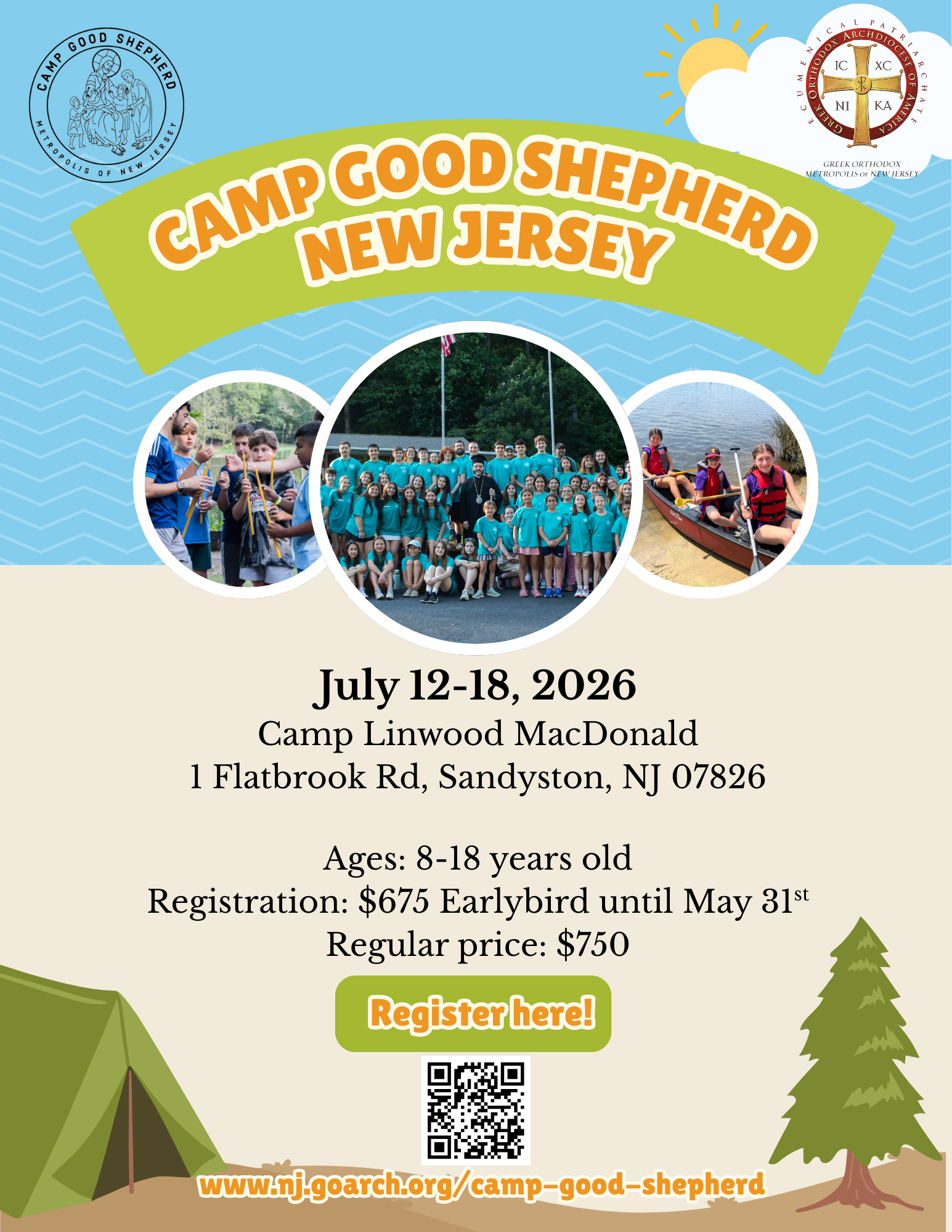 Camp Good Shepherd 2026 Registration is Now Open! 