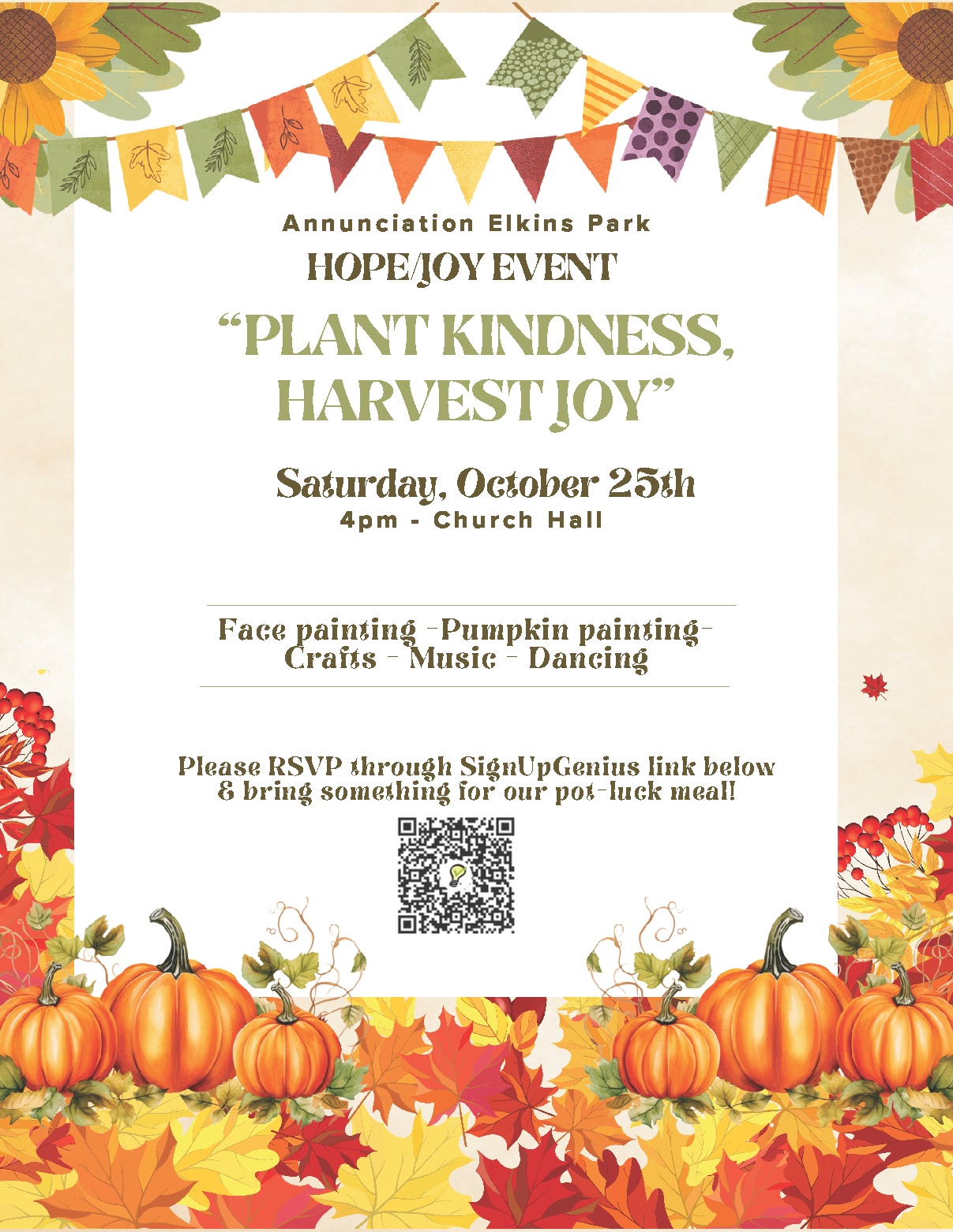 HOPE/JOY Event “Plant Kindness, Harvest Joy”