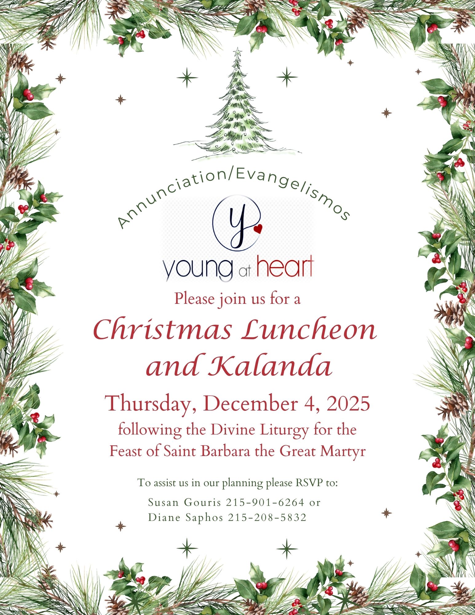 Young at Heart Christmas Luncheon